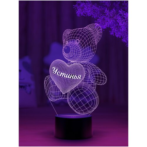 

Сувенир Amstek "Мишка именной Устинья"