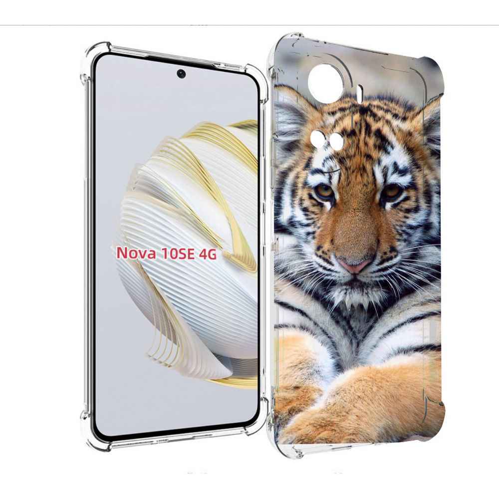 

Чехол MyPads Тигренок для Huawei Nova 10 SE, Прозрачный, Tocco