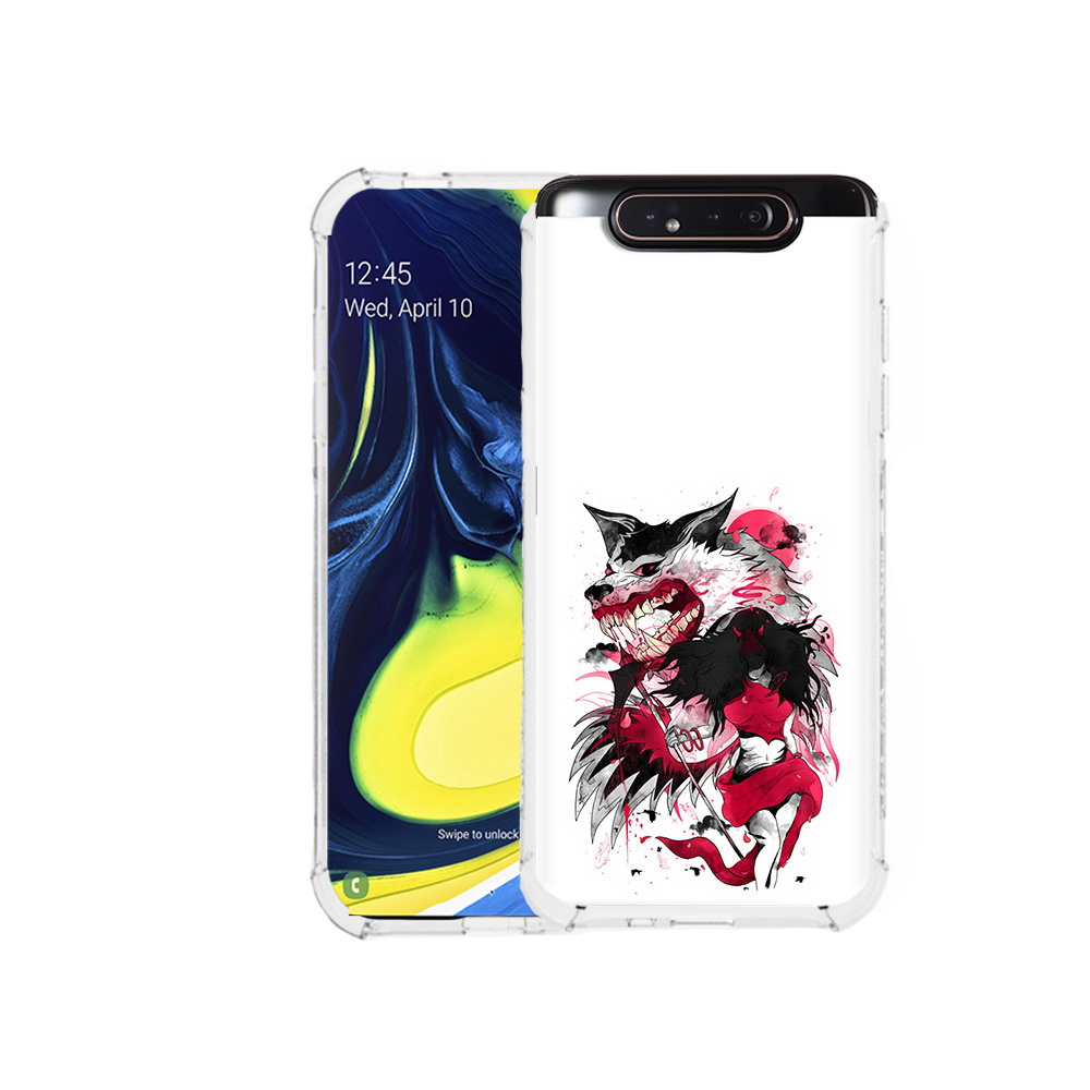 

Чехол MyPads Tocco для Samsung Galaxy A80 красная шапочка (PT128473.599.410), Прозрачный, Tocco