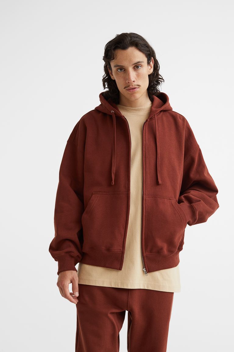 

Худи мужское H&M 1055141012 коричневое XS (доставка из-за рубежа), 1055141012