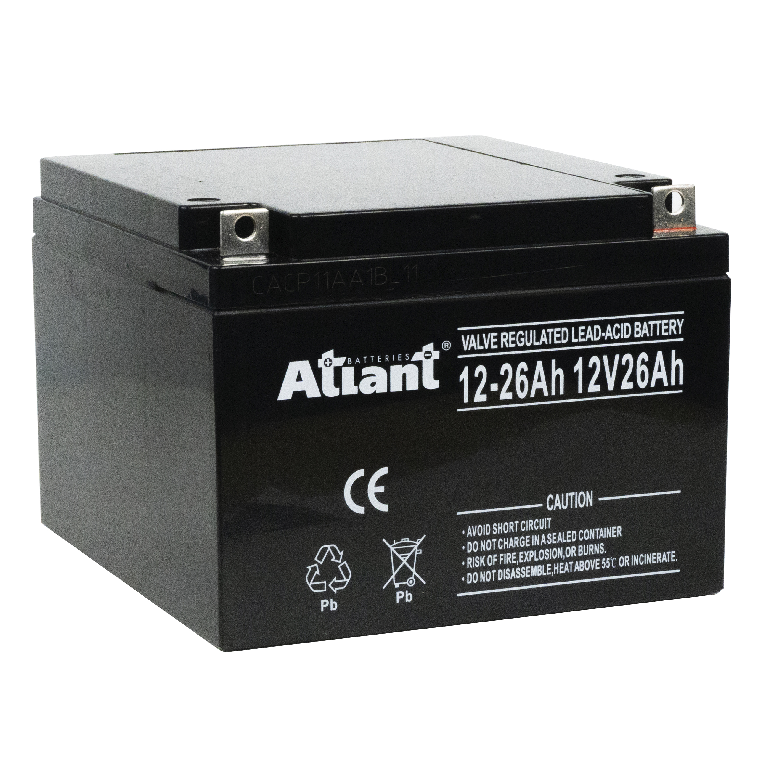 Аккумулятор для ИБП ATLANT 26 А/ч 12 В (12-26Ah12V26Ah)