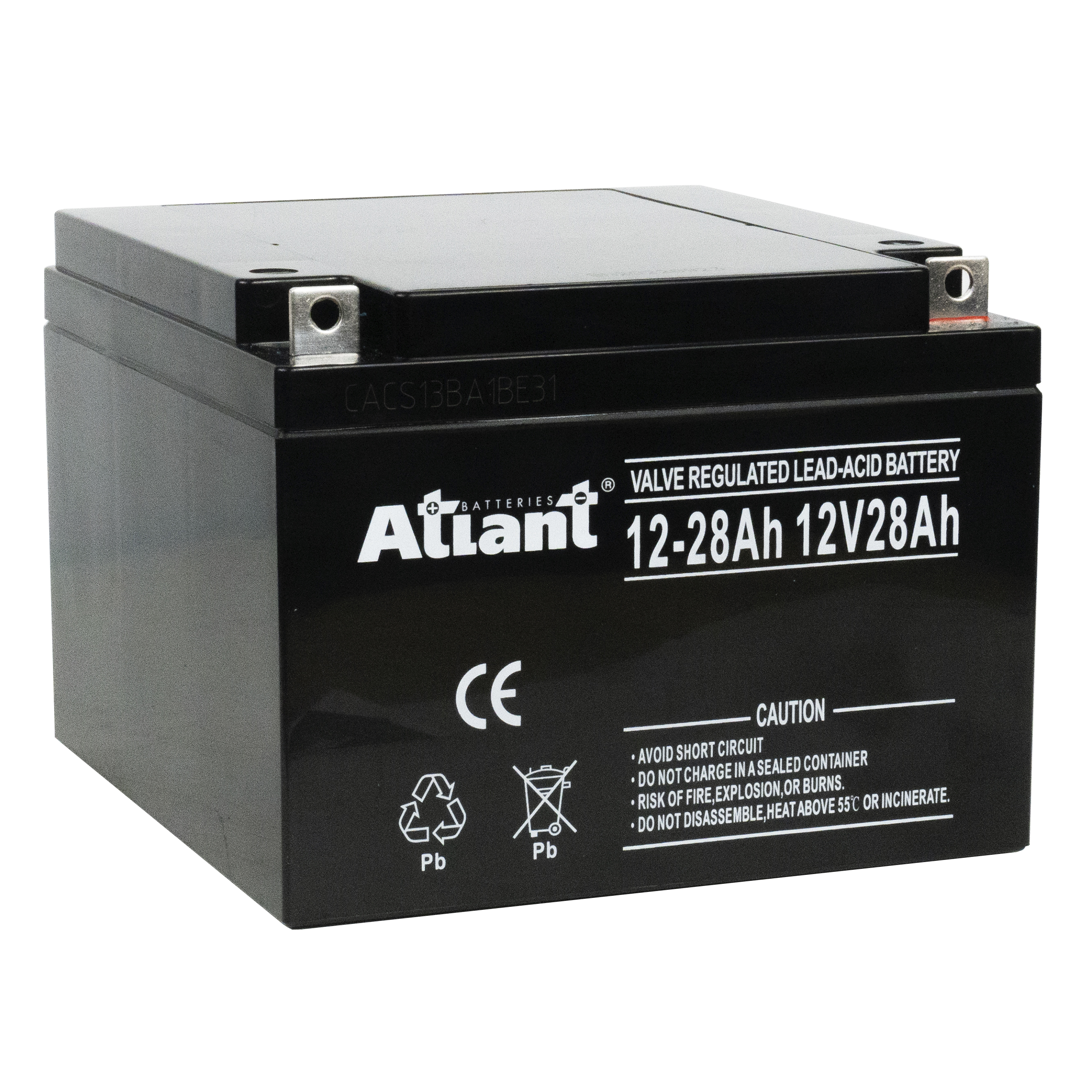 Аккумулятор для ИБП ATLANT 28 А/ч 12 В (12-28Ah)