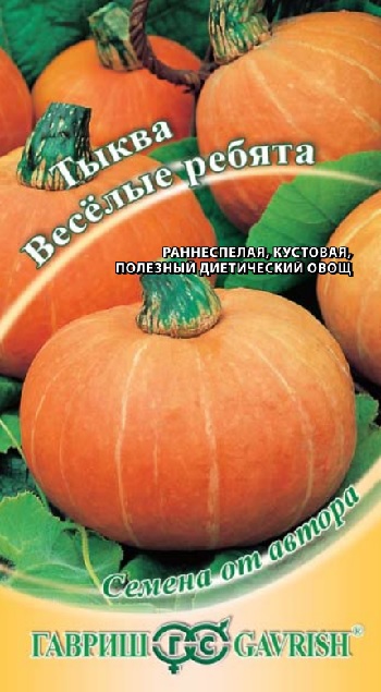 

Семена тыква Гавриш Веселые ребята 1 уп.