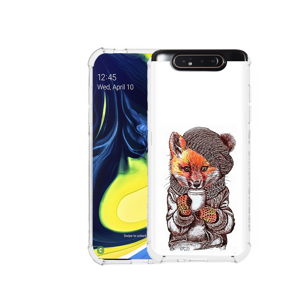 

Чехол MyPads Tocco для Samsung Galaxy A80 лиса в шапке (PT128473.599.437), Tocco