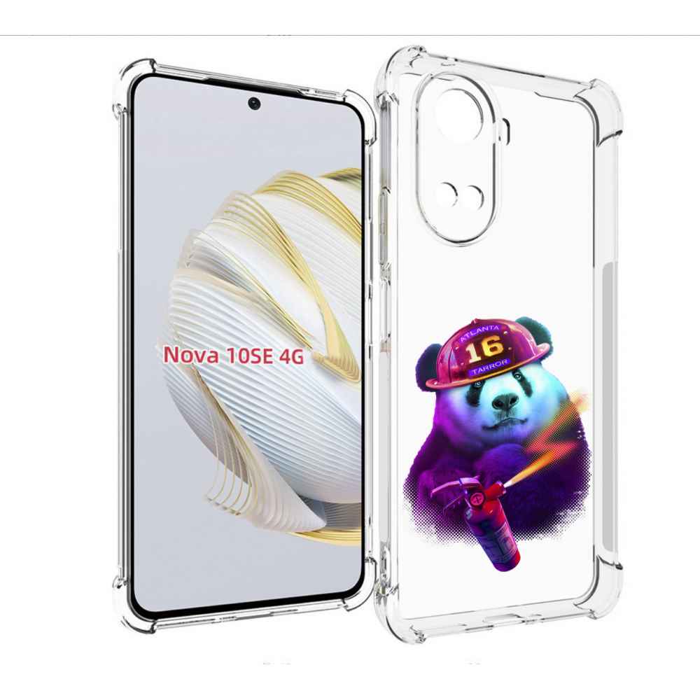 

Чехол MyPads Яркая панда детский для Huawei Nova 10 SE, Прозрачный, Tocco