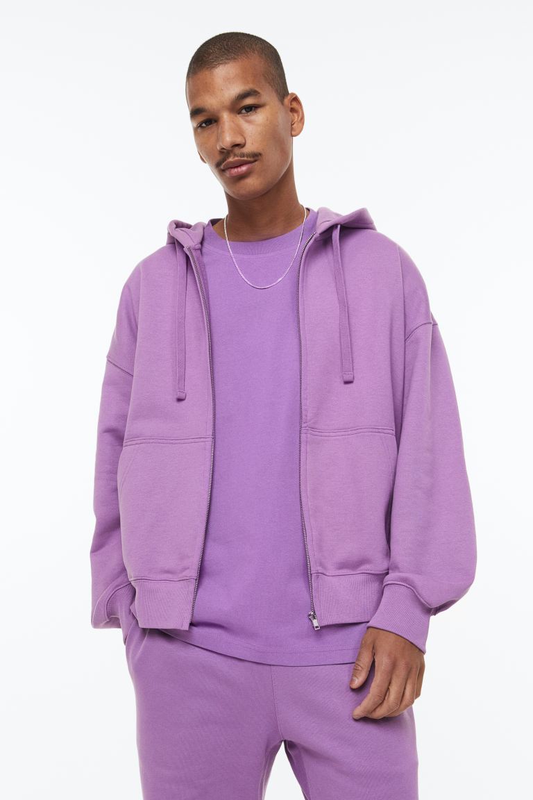

Худи мужское H&M 1055141017 фиолетовое 2XL (доставка из-за рубежа), Фиолетовый, 1055141017