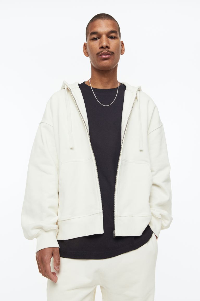 

Худи мужское H&M 1055141018 белое L (доставка из-за рубежа), Белый, 1055141018
