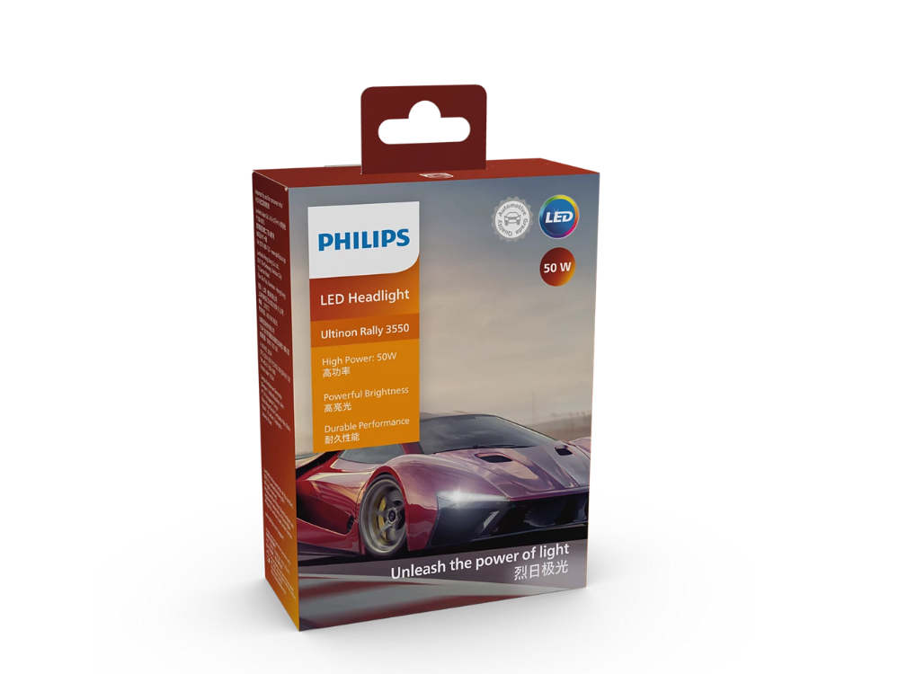 Комплект светодиодных ламп Philips 11972U3550X2 H7 LED 11972 U3550 12V X2