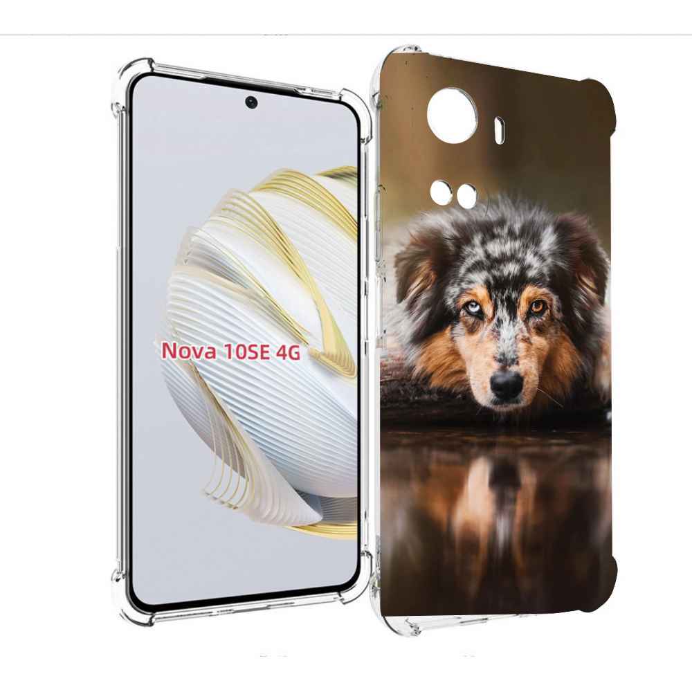 

Чехол MyPads австралииская овчарка для Huawei Nova 10 SE, Прозрачный, Tocco