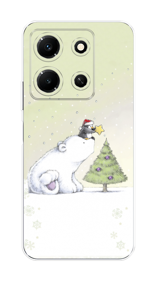 

Чехол на Infinix Note 30i "Украшение елки", Белый;бежевый, 3104350-5