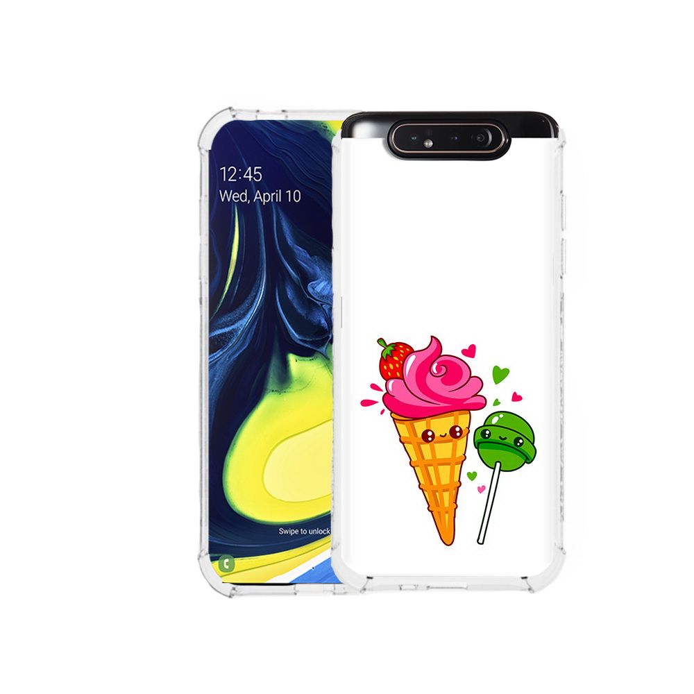 

Чехол MyPads Tocco для Samsung Galaxy A80 Вкусняшки (PT128473.599.45), Прозрачный, Tocco