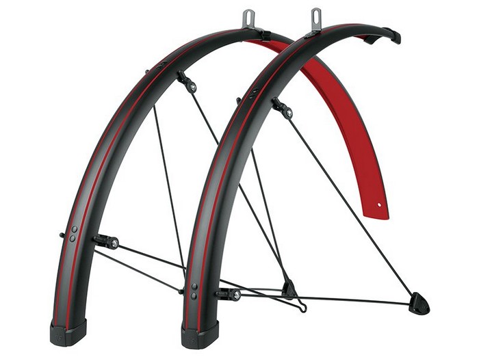 

Крылья SKS Stingray 28" black/red комплект