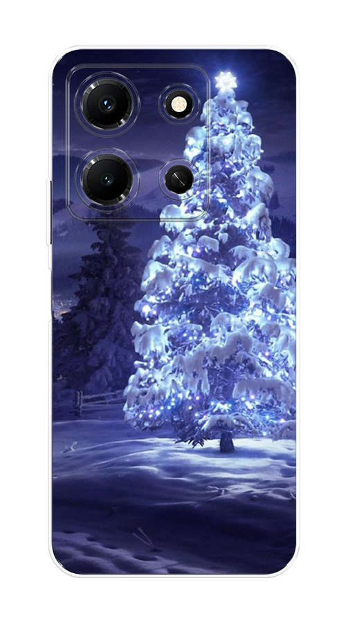 

Чехол на Infinix Note 30i "Зима 4", Синий;черный;белый, 3104350-2