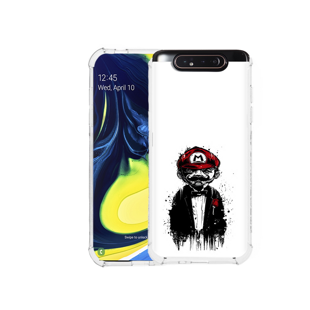

Чехол MyPads Tocco для Samsung Galaxy A80 марио (PT128473.599.458), Прозрачный, Tocco