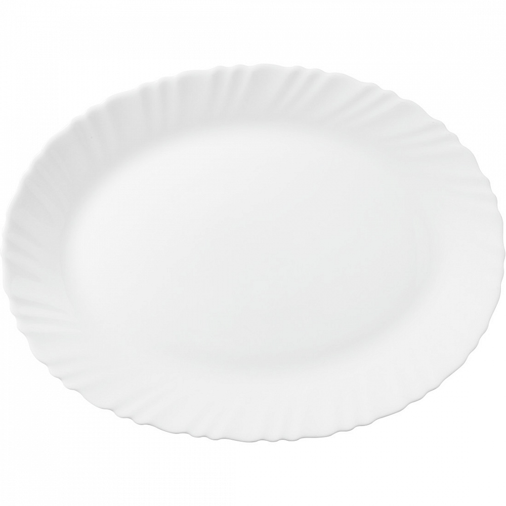 фото Блюдо овальное, la opala, classigue, white, 330мм