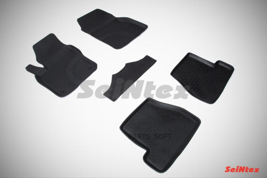 

Резиновые коврики SEINTEX с высоким бортом для Ford Focus III 2011-2015 / 82454