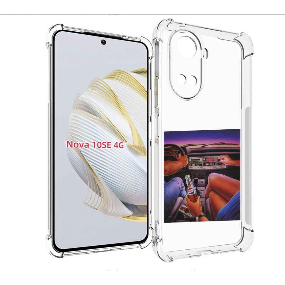 

Чехол MyPads американская машина салон для Huawei Nova 10 SE, Прозрачный, Tocco