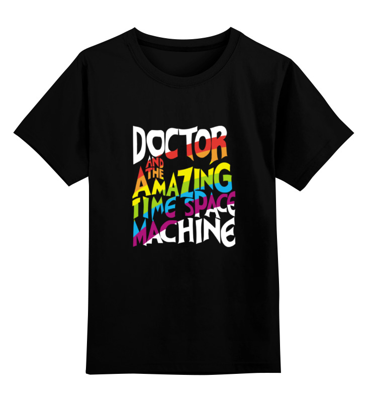 

Футболка детская Printio Доктор кто (doctor who) цв. черный р. 152, Доктор кто (doctor who)