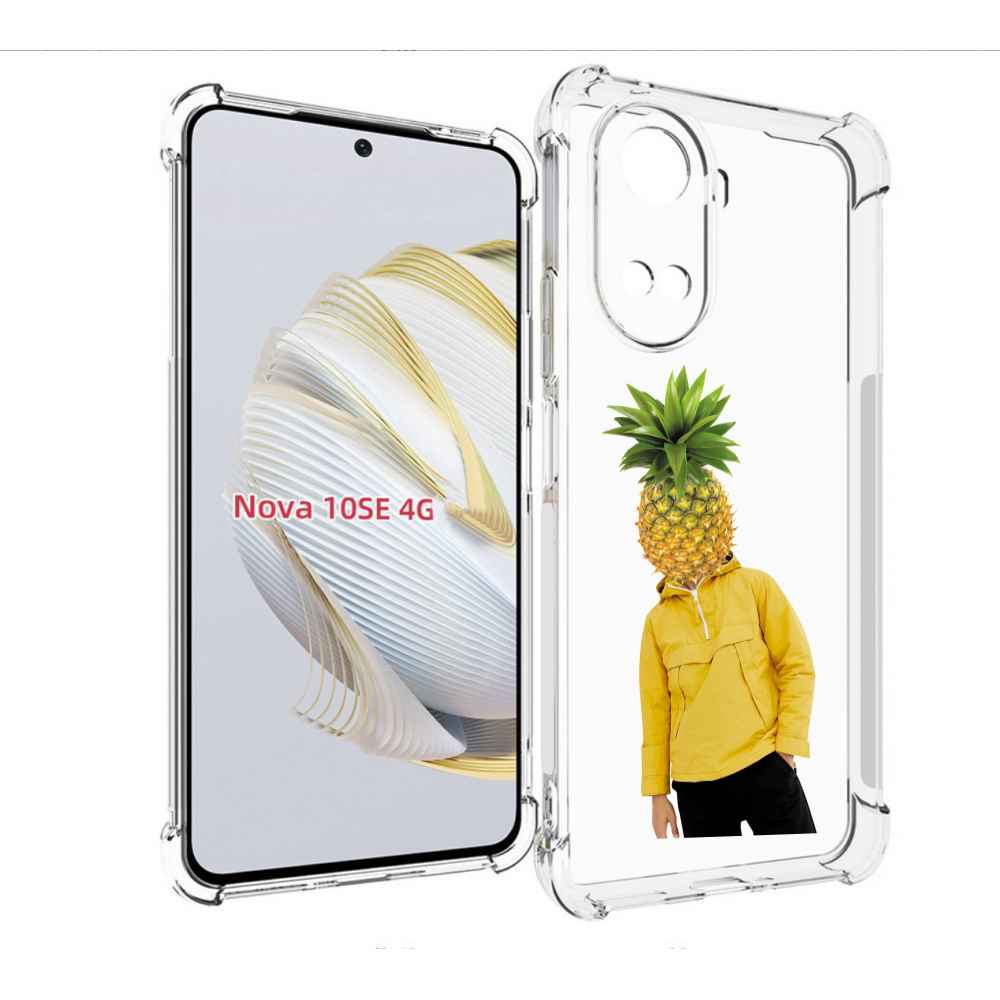 

Чехол MyPads ананасовая-голова для Huawei Nova 10 SE, Прозрачный, Tocco