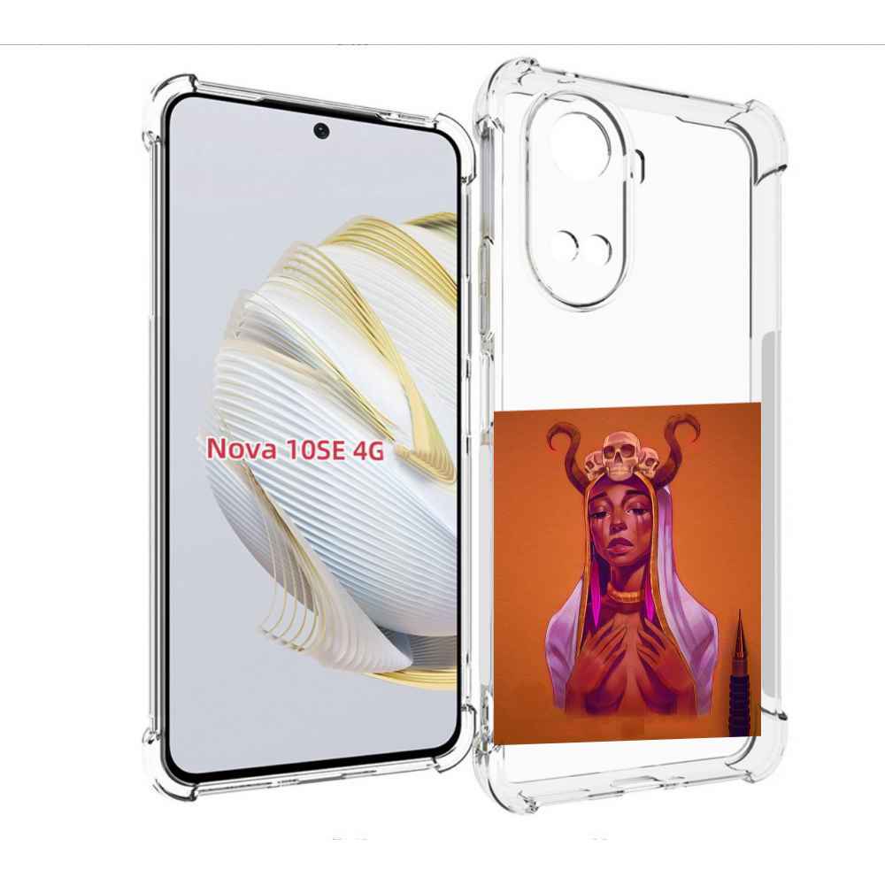 

Чехол MyPads античная-девушка для Huawei Nova 10 SE, Прозрачный, Tocco