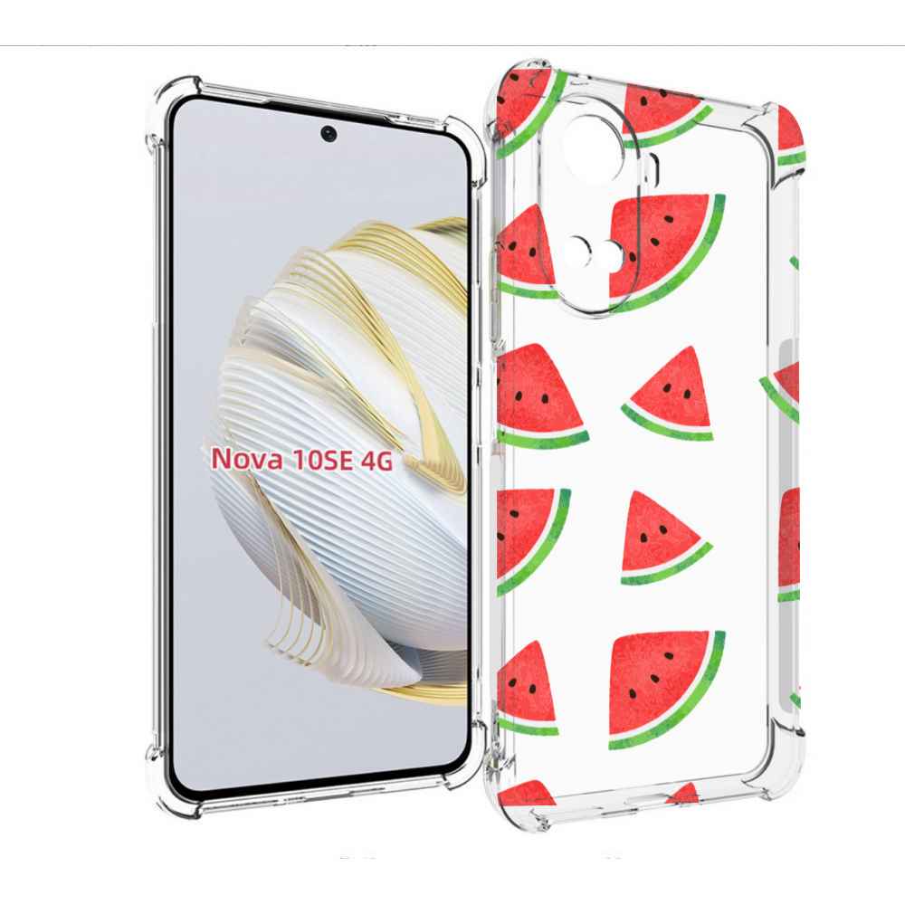 

Чехол MyPads арбузики для Huawei Nova 10 SE, Прозрачный, Tocco