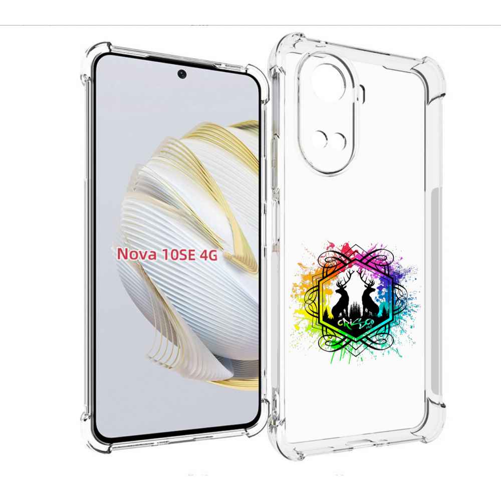 

Чехол MyPads арт-с-оленями для Huawei Nova 10 SE, Прозрачный, Tocco
