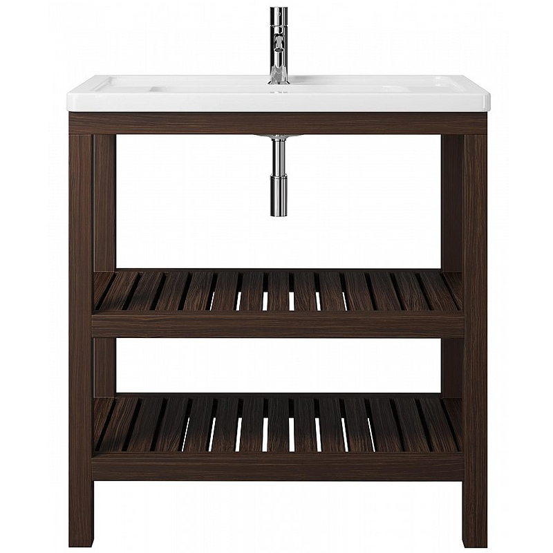 

Тумба под раковину Creto Provence 85 9-1008V, темное дерево