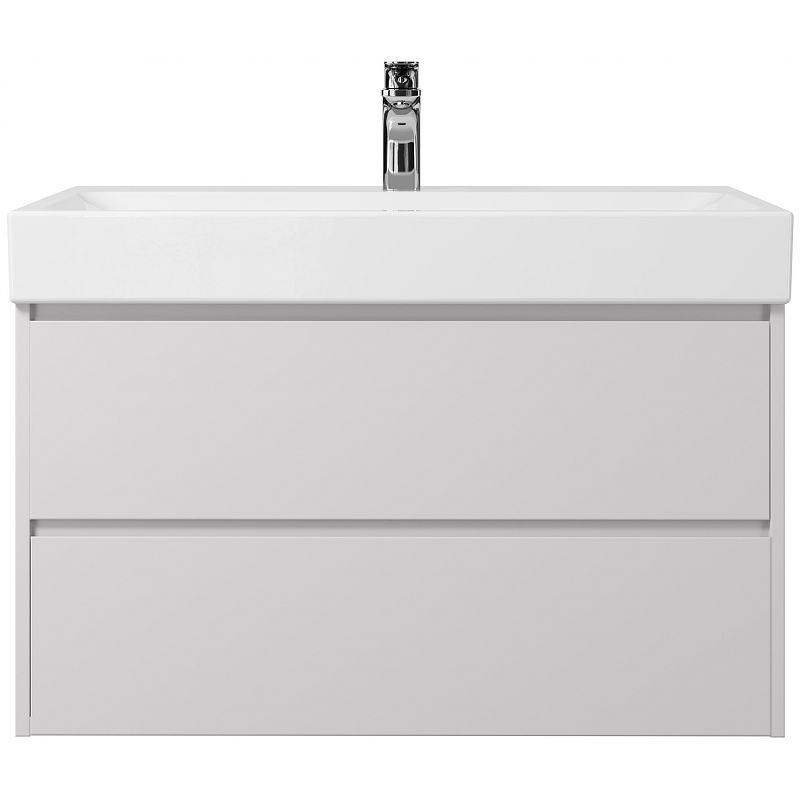 

Тумба под раковину Creto Scala 80 3-1078W, белый глянец