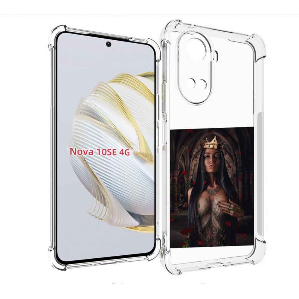 Чехол MyPads багровый-пик для Huawei Nova 10 SE