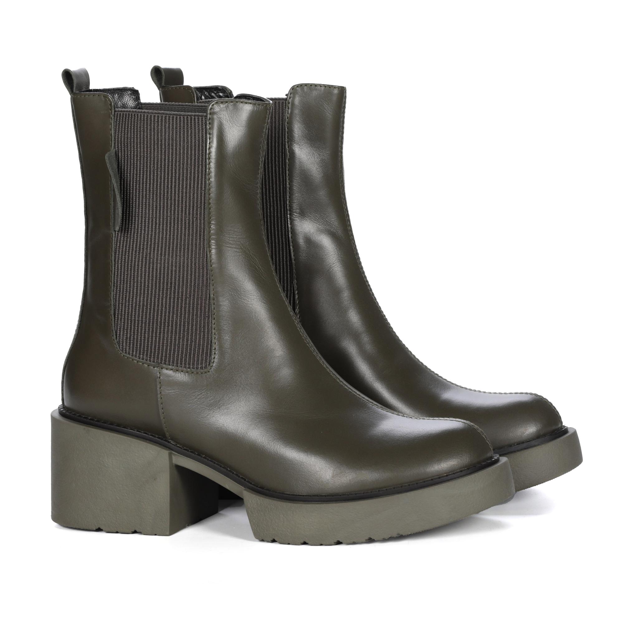 Ботинки женские Bugatti 2325 хаки 38 EU