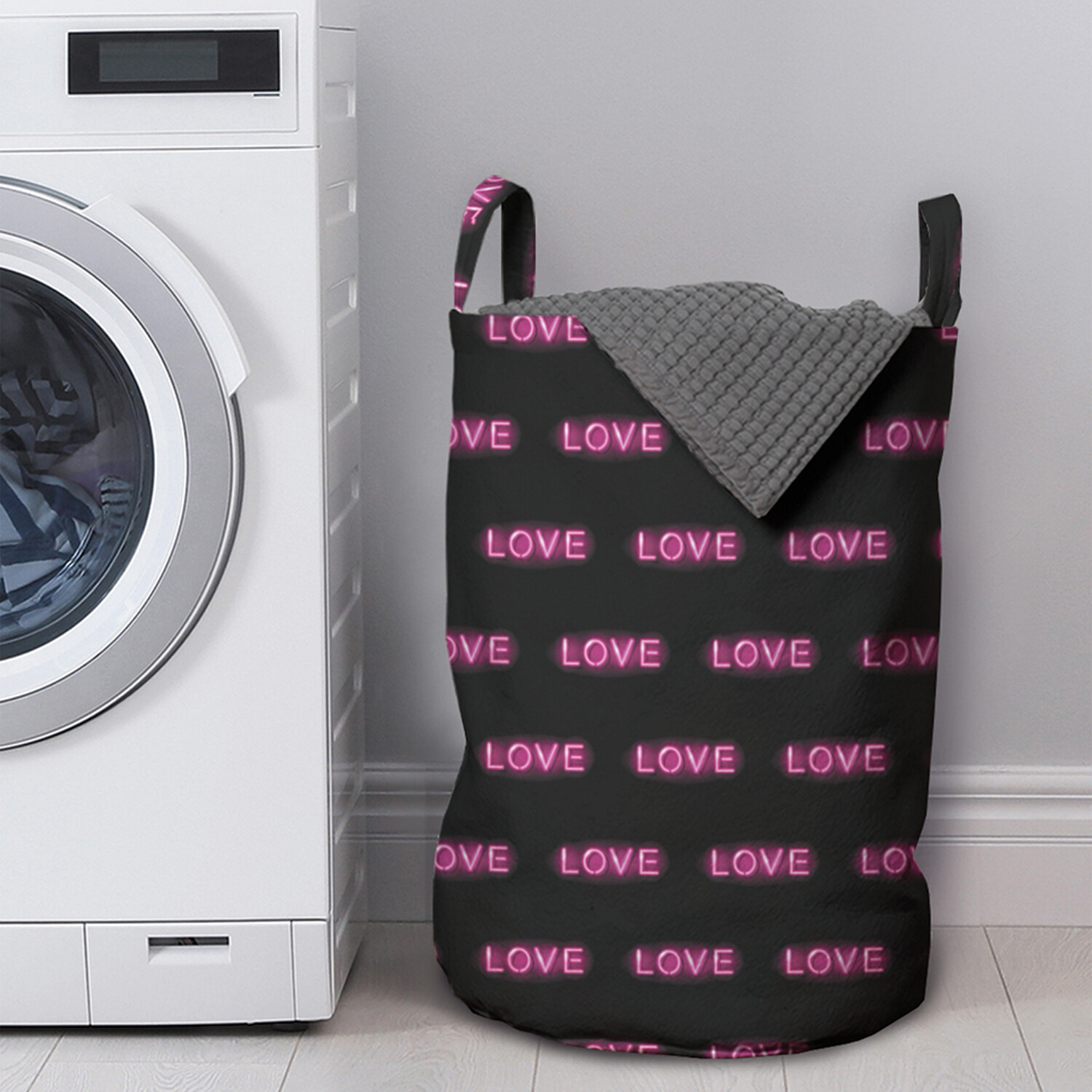 

Корзина для белья в ванную, органайзер JoyArty love 50x35 см, love
