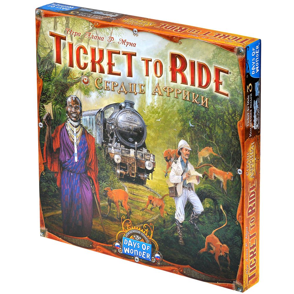 Настольная игра Hobby World Ticket to Ride: Сердце Африки семейная настольная игра hobby world ticket to ride junior европа 1867