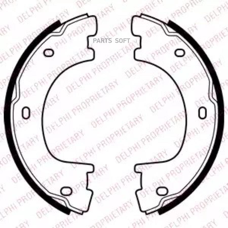 

Тормозные колодки DELPHI ls2054