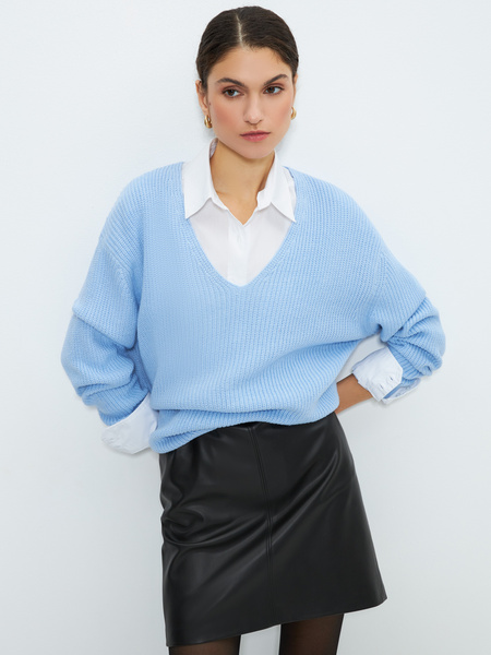 

Пуловер женский ZARINA 3122631831 голубой XS, 3122631831