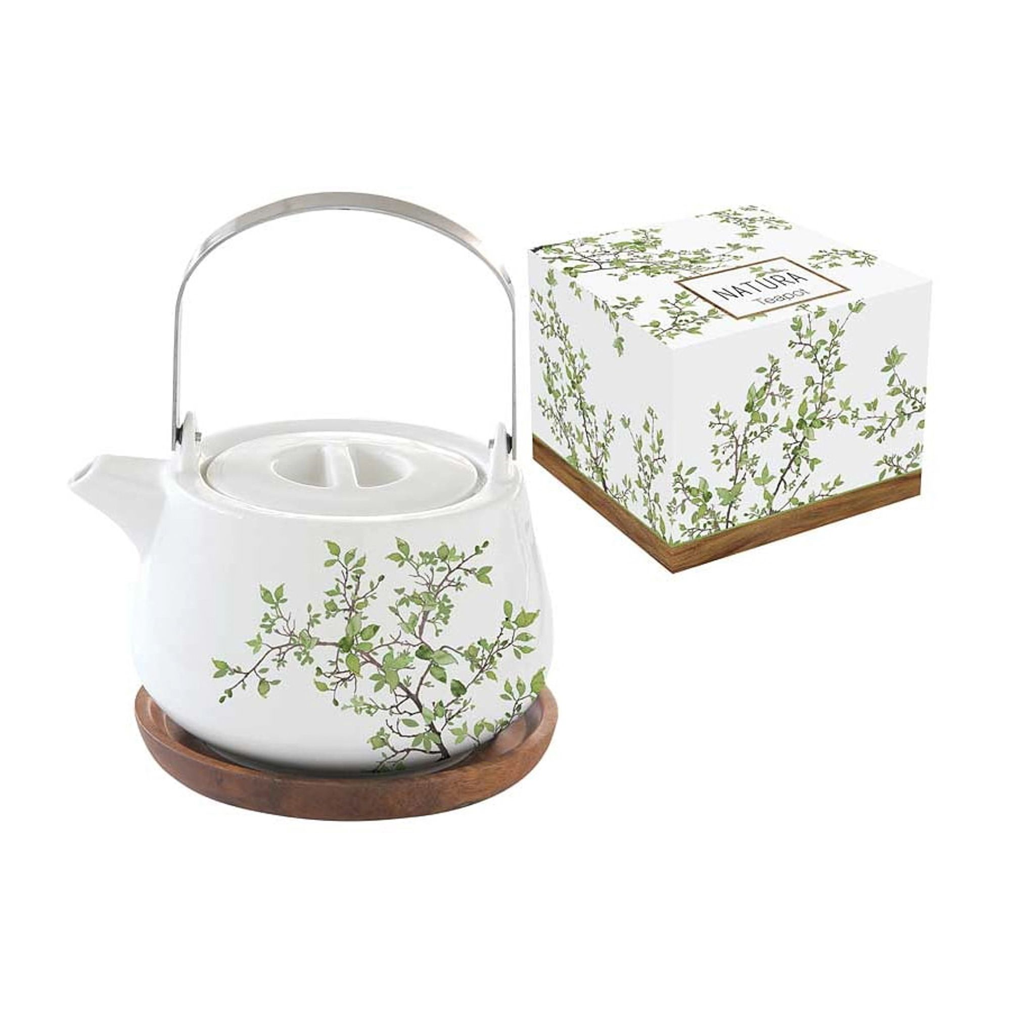 

Чайник Easy life подставке акация натура 0,75 л