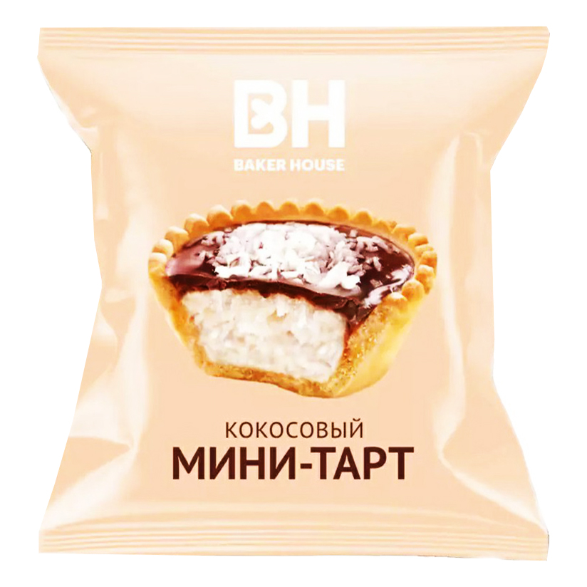 

Пирожное Baker House Мини-тарт с кокосовой начинкой 40 г