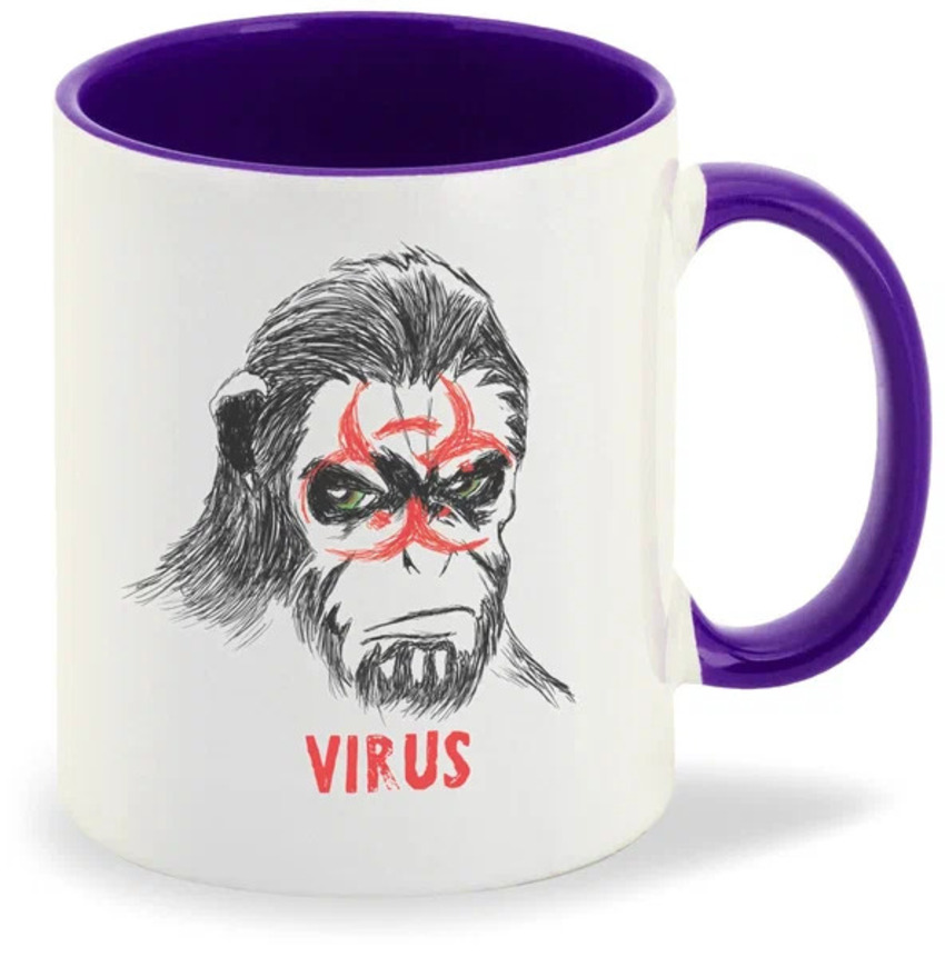 

Кружка CoolPodarok Virus Обезьяна