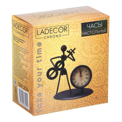 Часы настольные кварцевые Ladecor Chrono с музыкантами 12,7 х 7 х 10 см в ассортименте