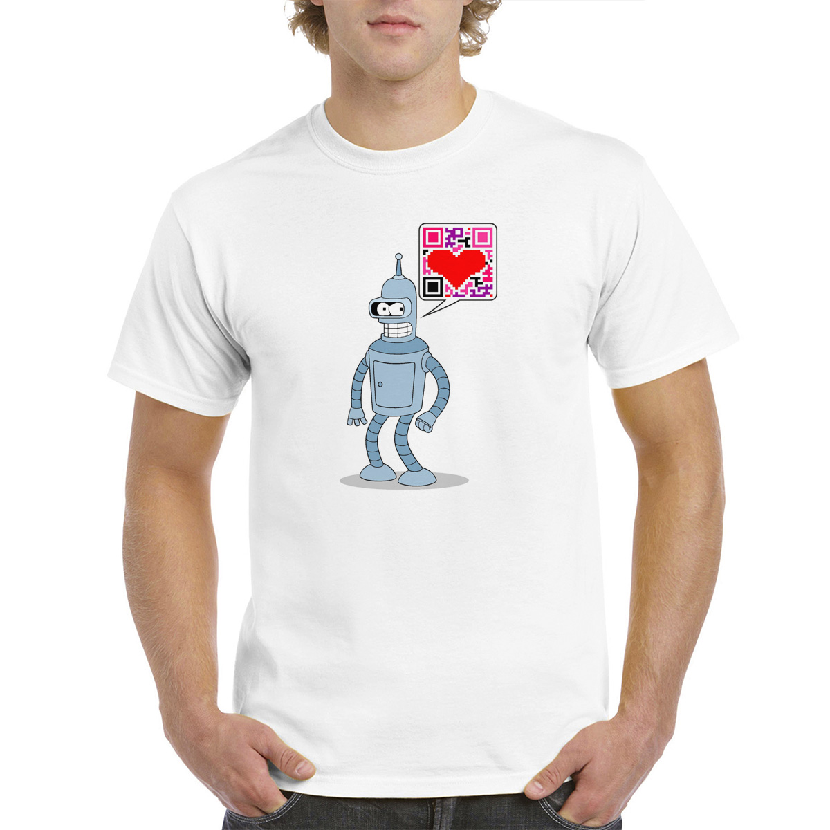 

Футболка унисекс CoolPodarok M0114038 белая 48 RU, Белый, M0114038