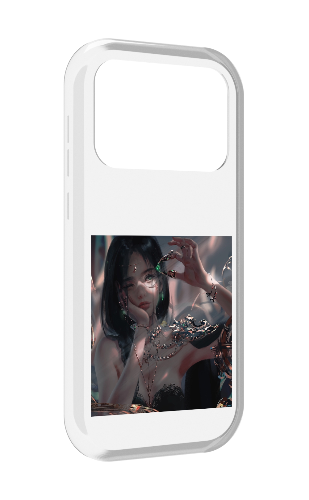 

Чехол MyPads девушка-с-алмазом для Oukitel F150 Air1 Pro / F150 Air1, Прозрачный, Tocco