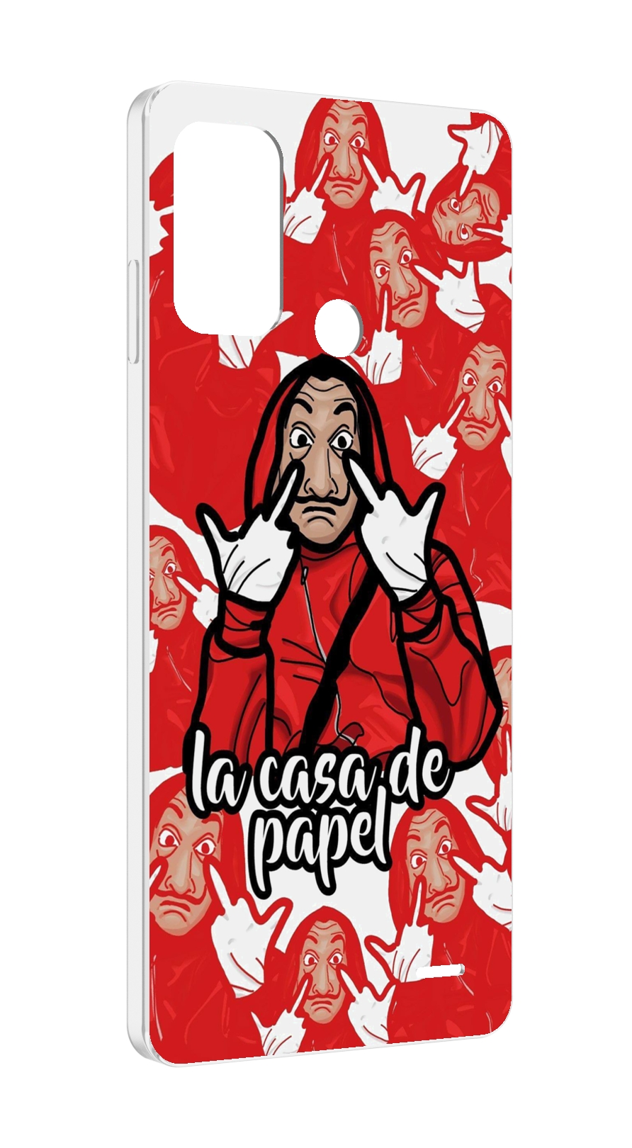 

Чехол MyPads комикс-бумажный-дом для ZTE Blade A52, Прозрачный, Tocco