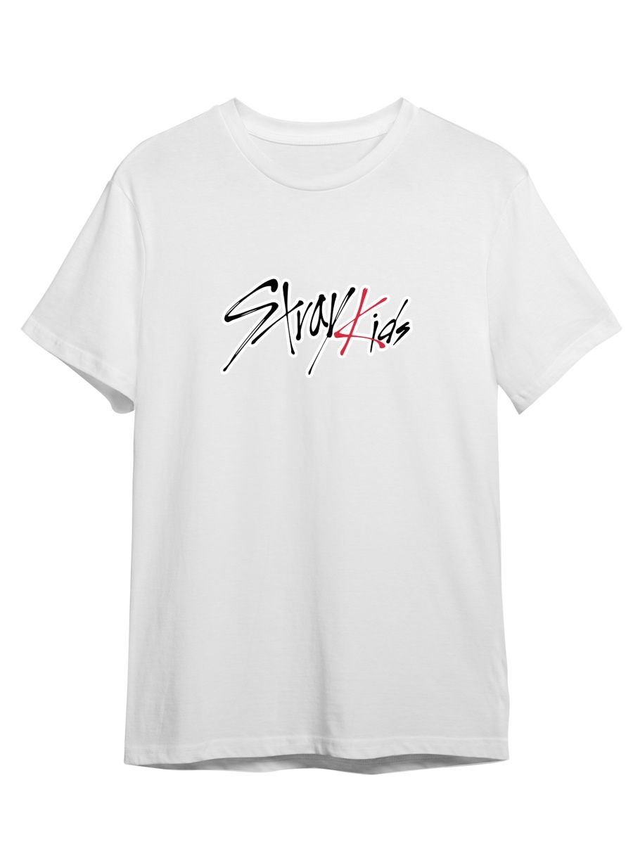 Футболка унисекс Каждому Своё Stray Kids/K-Pop/Корея MGSK2 белая XS