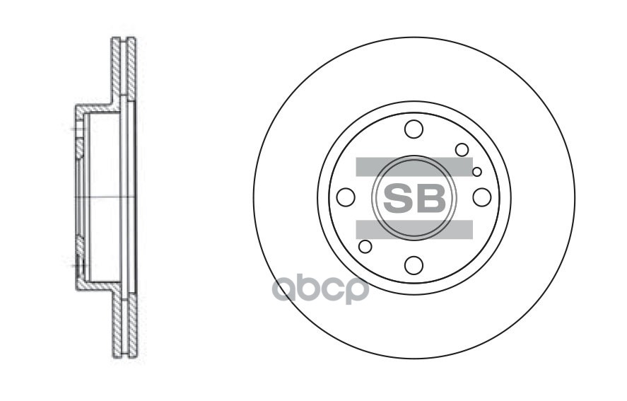 

Тормозной Диск Sd2023 Sangsin brake арт. SD2023