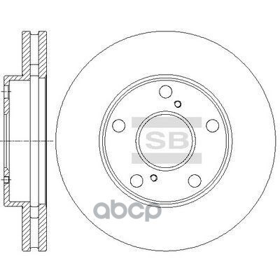 

Тормозной Диск Sd4031 Sangsin brake арт. SD4031
