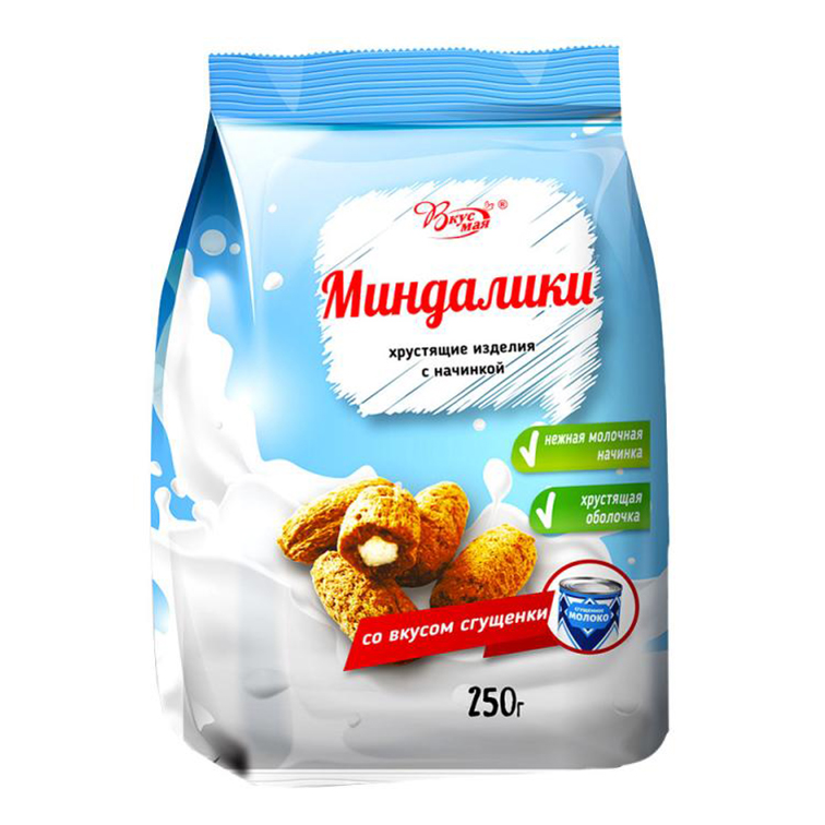 

Подушечки Vitly пшеничные со вкусом сгущенного молока 250 г