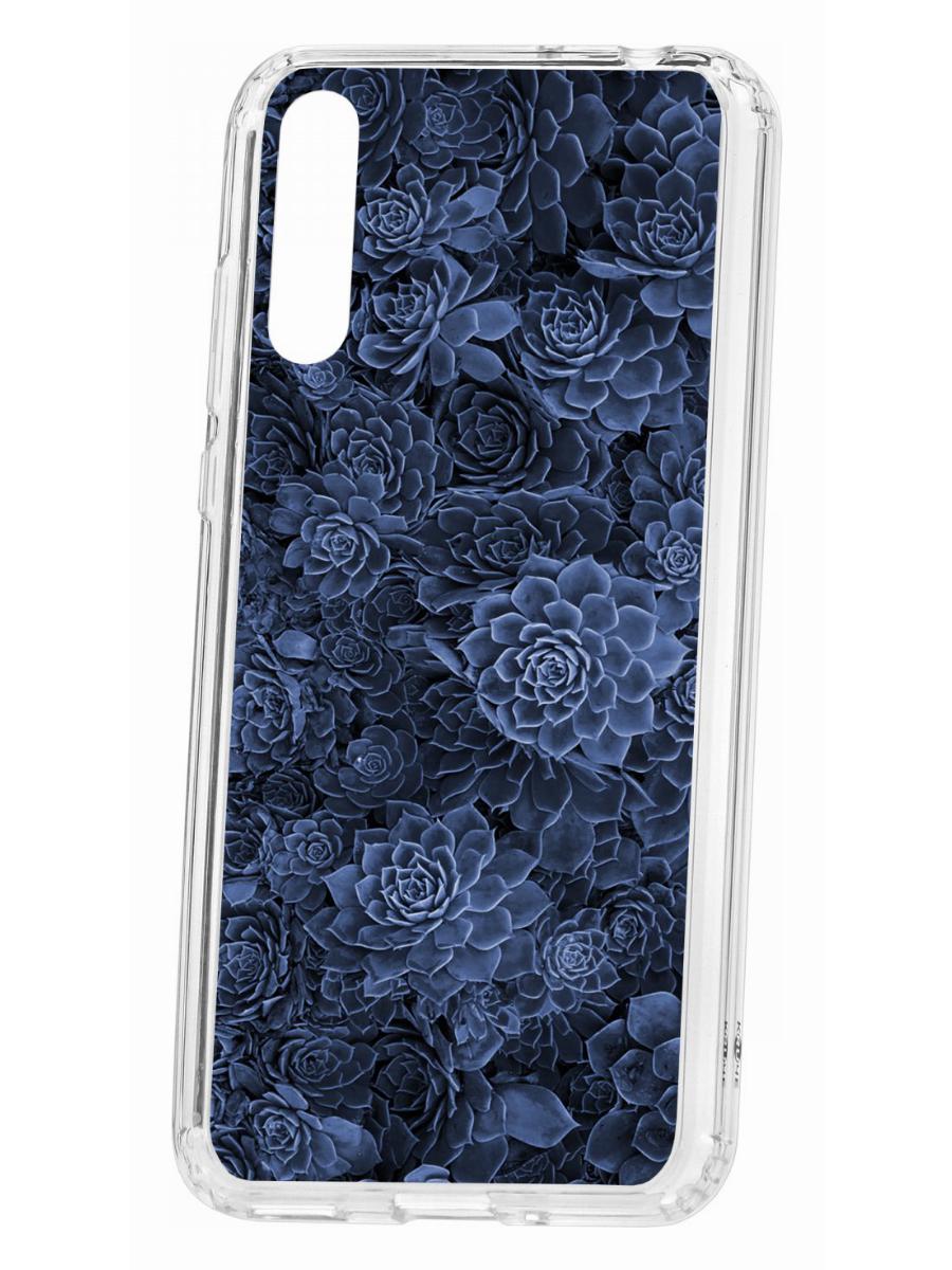 фото Чехол для huawei y8p kruche print каменная роза кruче