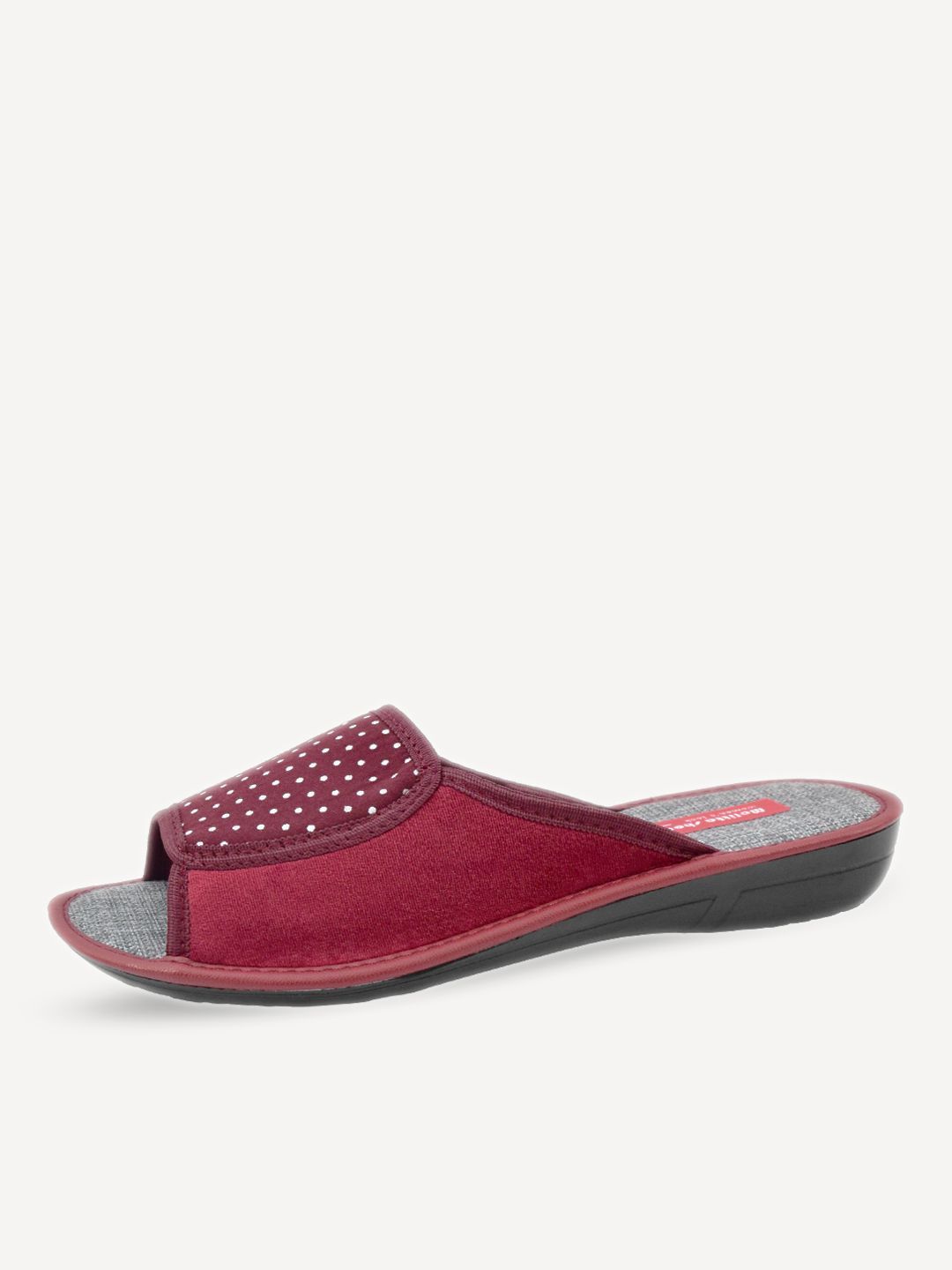 Тапочки женские Melitta Shoes W-265/3 бордовые 36 RU