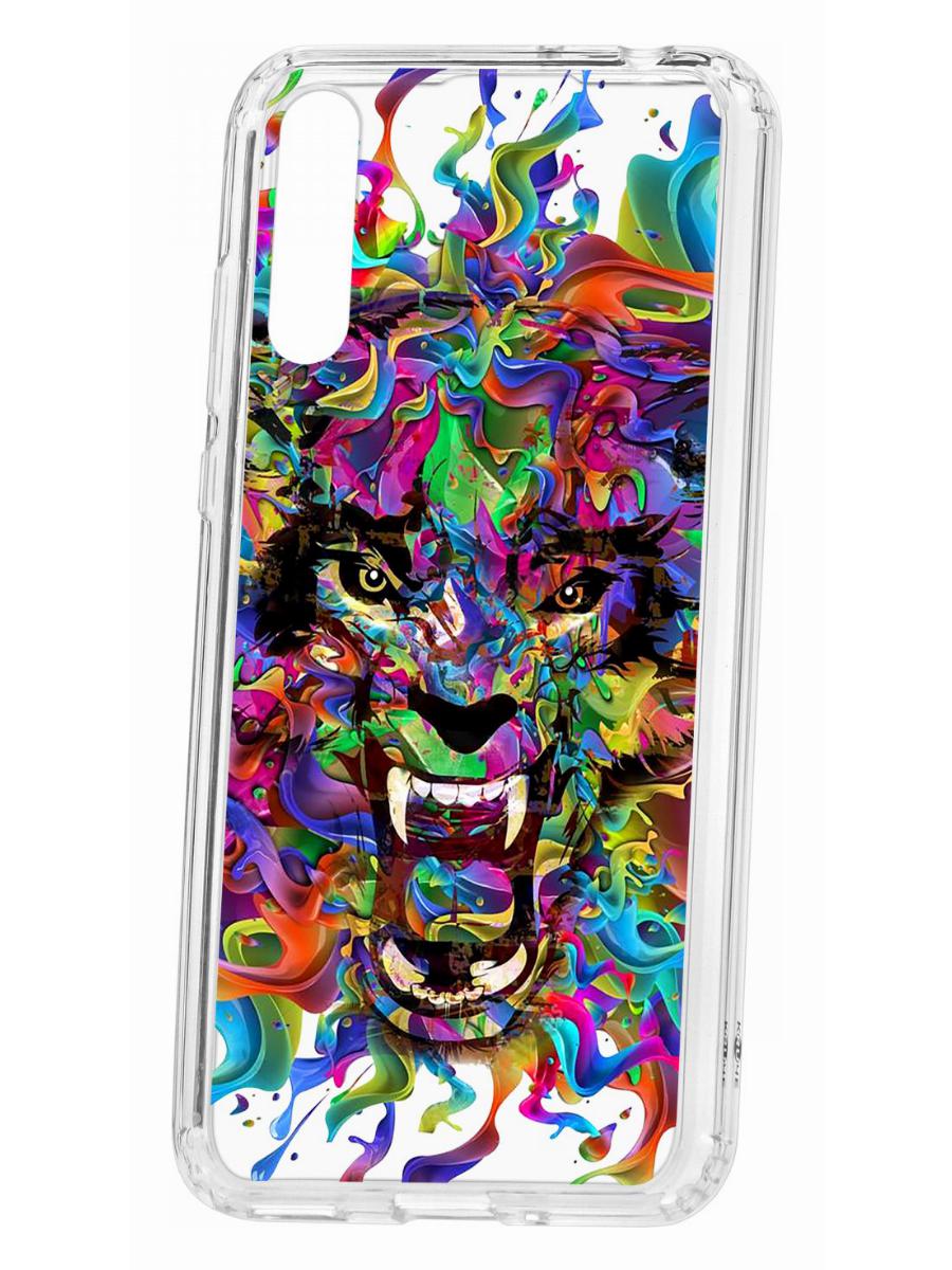 фото Чехол для huawei y8p kruche print colored beast кruче