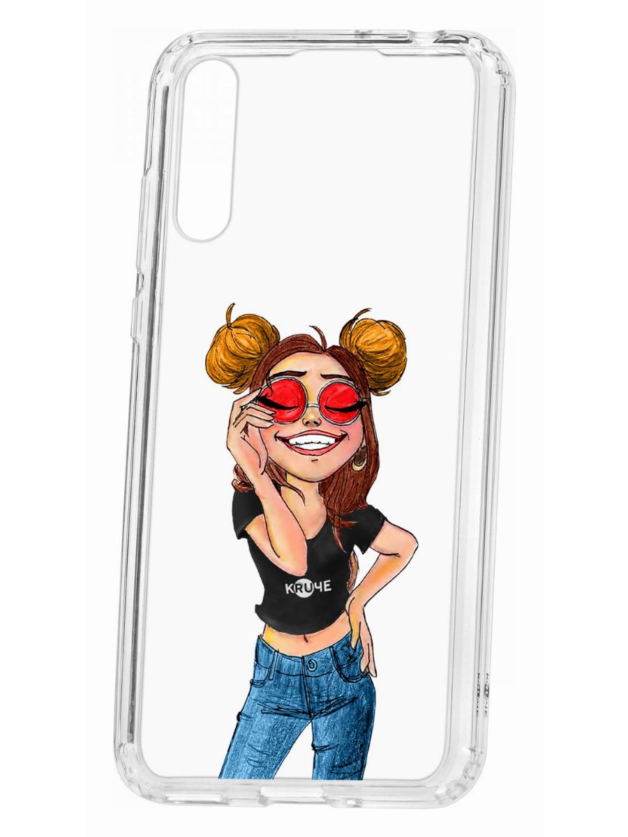 фото Чехол для huawei y8p kruche print smiling кruче