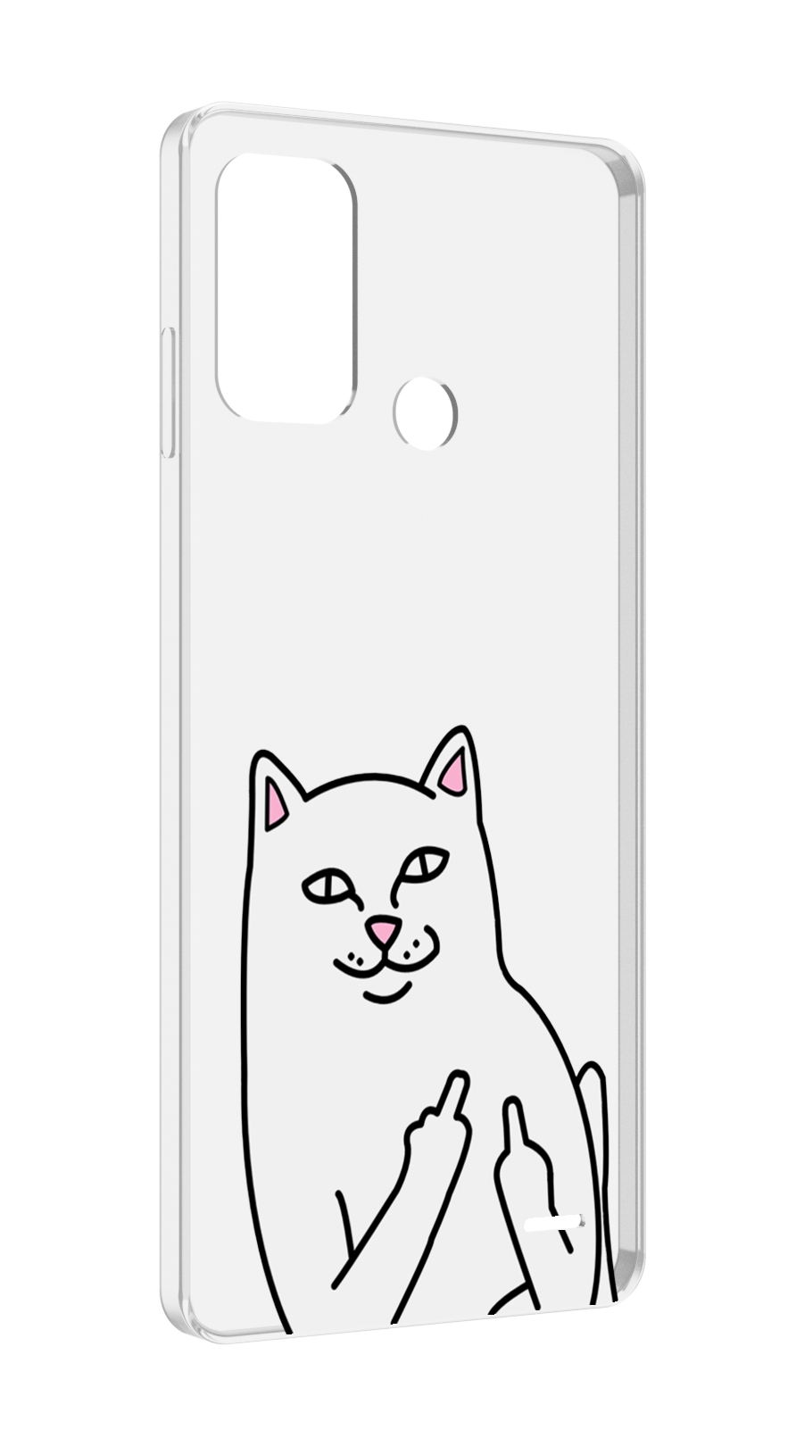 

Чехол MyPads котяра для ZTE Blade A52, Прозрачный, Tocco